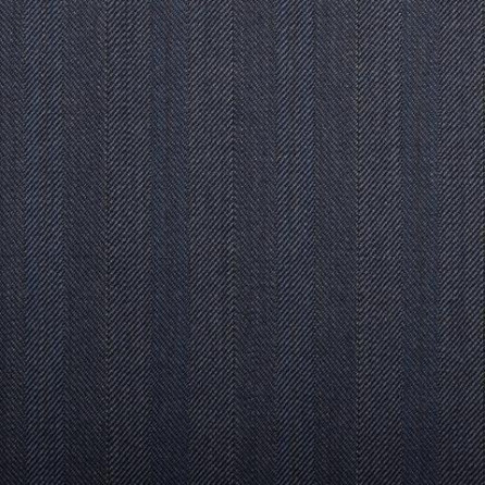 15079 Navy Herringbone With Blue And Silver Stripe Quartz Super 100